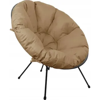 Houpací síť Voděodolný polštář do zahradního křesla ACAPULCO 90x105 cm - tmavě béžový