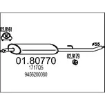 MTS Střední tlumič výfuku MTS 01.80770