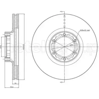 Brzdový kotouč METELLI Brzdový kotouč - 252 mm MT 23-0051