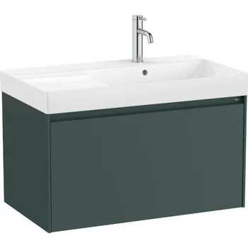 Šatní skříň Roca Koupelnová skříňka s umyvadlem ONA 80x50,5x46 cm zelená mat ONA801ZZMP
