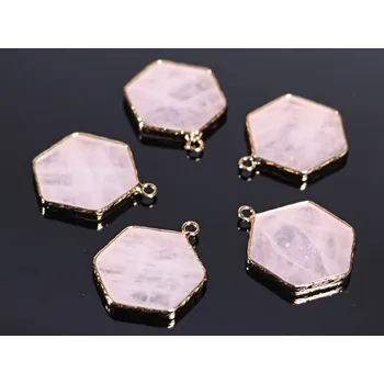 Přívěsek Magieprirody.cz Růženín Hexagon přívěsek 24x24 mm #ZB281 šestihran