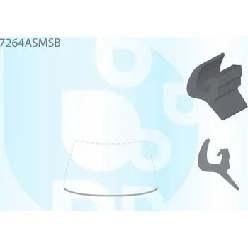 Autosklo PILKINGTON Spodní bauset (lišta) čelního okna AS 7264ASMSB