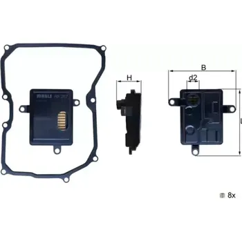 MAHLE Hydraulický filtr automatické převodovky MAO HX 267D