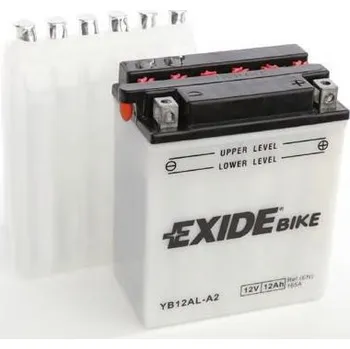 Auto-moto EXIDE 12Ah P, s.p. 165A, Bike Conventional, 12V, 134x80,1x160 EX YB12AL-A2