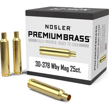 Příslušenství pro sportovní střelbu Nábojnice Nosler Premium Brass .30-378 Wby Mag. (25ks)