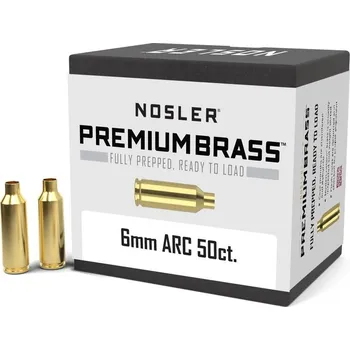 Příslušenství pro sportovní střelbu Nábojnice Nosler Premium Brass 6mm ARC (50ks)