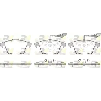 Brzdová destička ROADHOUSE Sada brzdových destiček RDH 21045.22