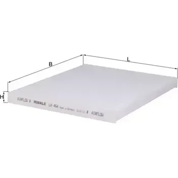 Kabinový filtr KNECHT Filtr vzduchu v interiéru KNC LA 464