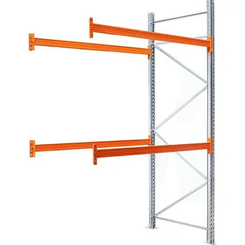 Dílenský regál Biedrax Paletový regál přídavný 100 x 180 x 500 cm - 1500 kg/patro, pozinkovaný