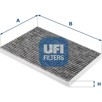 Ventilátor topení a klimatizace UFI Filtr vzduchu v interiéru UFI 54.268.00