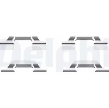 Přislušenství brzdového systému DELPHI Sada příslušenství obložení kotoučové brzdy DF LX0438