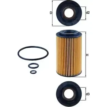 Olejový filtr MAHLE Olejový filtr MAO OX 153/7D1