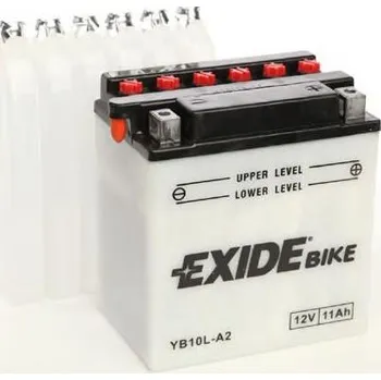Motobaterie EXIDE 11Ah P, s.p. 130A, Bike Conventional, 12V, 134,8x90x145 EX YB10L-A2