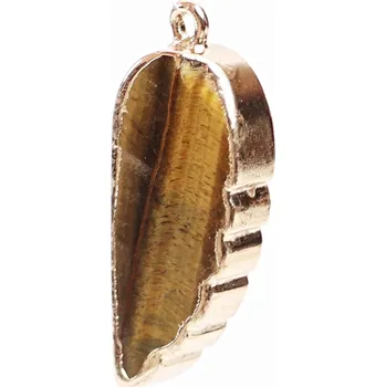 Přívěsek Magieprirody.cz Přívěsek Tygří oko andělské křídlo 33x13 mm #ZB277