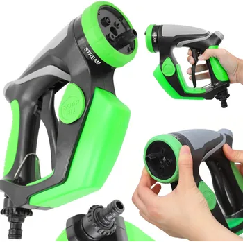 Household Vysokotlaká mycí pistole s nádrží na čisticí prostředek / Zelená