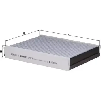 Kabinový filtr MAHLE Filtr - vzduch v interiéru MAO LAK 98