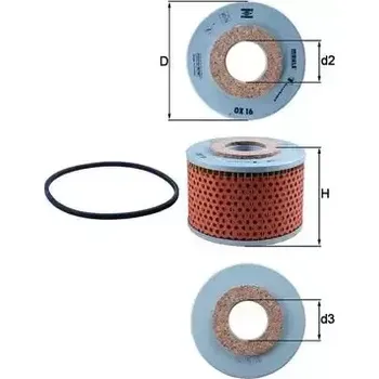 Olejový filtr MAHLE Olejový filtr MAO OX 16D
