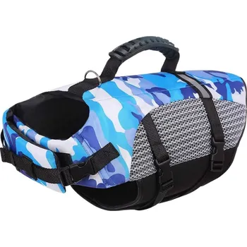 Obleček pro psa Plovací vesta pro psa s reflexními prvky - ARMY Barva: Modrá, Velikost: XL