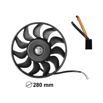 Chladič motoru VAN WEZEL Větrák chlazení motoru VAW 0318746