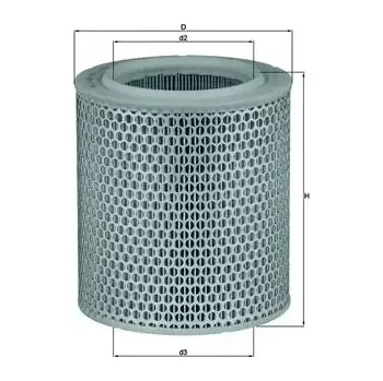 Vzduchový filtr KNECHT Vzduchový filtr KNC LX 478/1