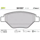 VALEO Sada brzdových destiček FIRST VA 301557
