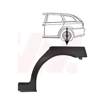 Blatník karosérie VAN WEZEL Boční stěna VAW 0156143