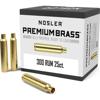 Příslušenství pro sportovní střelbu Nosler Premium Brass .300 RUM (25 pcs)