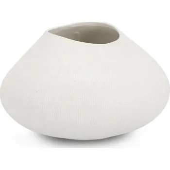 Váza BIZZOTTO bílá keramická váza PAPYRUS 16 cm 0501459AA