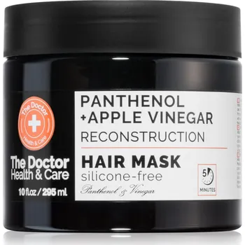 Vlasová regenerace The Doctor Panthenol + Apple Vinegar Reconstruction vyživující maska na vlasy s panthenolem 295 ml
