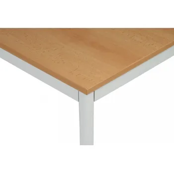 Jednací stůl Stůl do kanceláře 80 x 80 cm Biedrax JS4639ssb - sv.šedá, buk