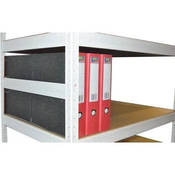 Dětská zábrana Biedrax zábrana proti vypadnutí věcí z regálu 35 cm bílá