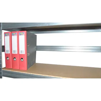 Dílenský regál Biedrax zábrana proti vypadnutí věcí z regálu 120 cm zinek