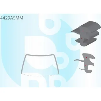 Autosklo PILKINGTON Bauset (lišta) čelního okna AS 4429ASMM