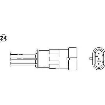 Čidlo automobilu NGK Lambda sonda NG 91454