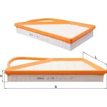 Auto-moto MAHLE Vzduchový filtr MAO LX 1091/1