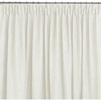 Závěs MILANA klasická transparentní dračí páska 5 cm krémový, velikost 140x270