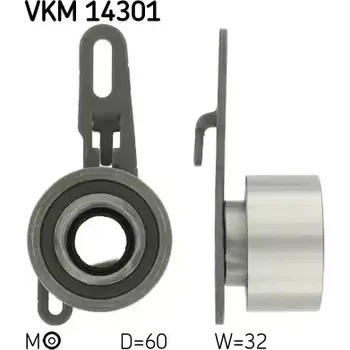 Rozvod motoru SKF Napínací kladka - ozubený řemen SK VKM14301