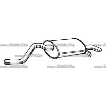 Zadní díl výfuku Starline Koncový díl výfuku 36.31.402