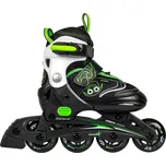 Muuwmi nastavitelné dětské inline brusle, zelené vel. 33-36