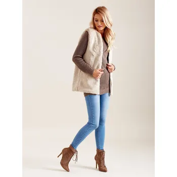 Dámská vesta AT vesta KZ 4102 1.20P světle béžová M/L