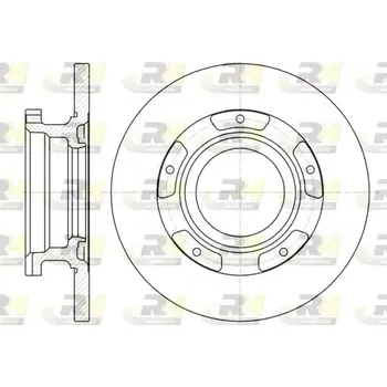 Brzdový kotouč ROADHOUSE Brzdový kotouč - 280 mm RDH 61107.00