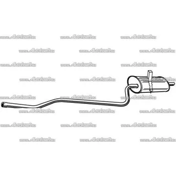 Zadní díl výfuku Starline Koncový díl výfuku 90.19.400