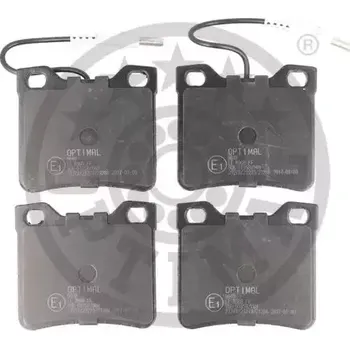 Brzdová destička OPTIMAL Sada brzdových destiček OPT BP-09649