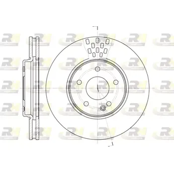 Brzdový kotouč ROADHOUSE Brzdový kotouč - 300 mm RDH 6556.10
