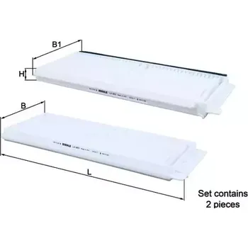 Kabinový filtr MAHLE Filtr - vzduch v interiéru MAO LA 483/S