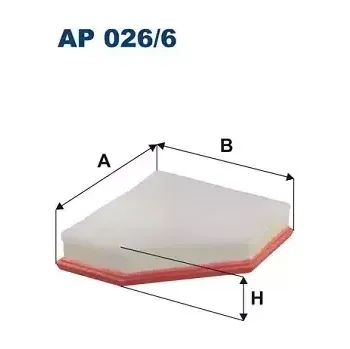 Autodíl FILTRON Vzduchový filtr FI AP026/6