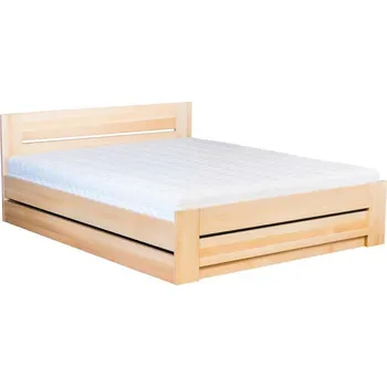 Ložnicová sestava Postel LK198 BOX moření výběr povrchové úpravy Moření Bělené rozměr 90x200