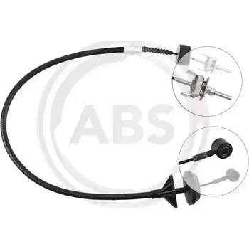 Spojkové lanko A.B.S. Tažné lanko - ovládání spojky ABS K20980