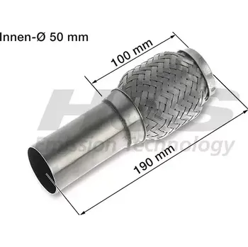 Výfukový systém HJS Pružný díl výfuku HJS 83 00 8460