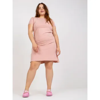 Dámské šaty Šaty RV SK 7912.10P světle růžová jedna velikost